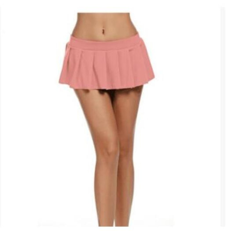 Micro Solid Colour Pleated Tennis Skirt Women Mini Skirt | Buy Skirts