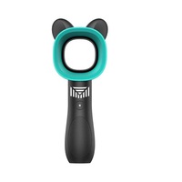 Mini Handheld Fan Electric Bladeless Cordless Usb Charging No Leaf Handy Cooler Decorative Cooling 360 Degrees Portable Fans