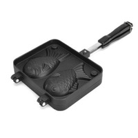 Non Stick Taiyaki Fish Shaped Waffle Frying Pan Maker Food Cooking Baking Mold Waffle Makers