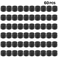 Pack Of 60 Black Tennis Racket Grips