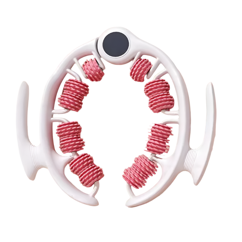 360° Handheld Deep Tissue Massager - Quad Muscle Roller For Cellulite & Fascia Relief (Multicolor)