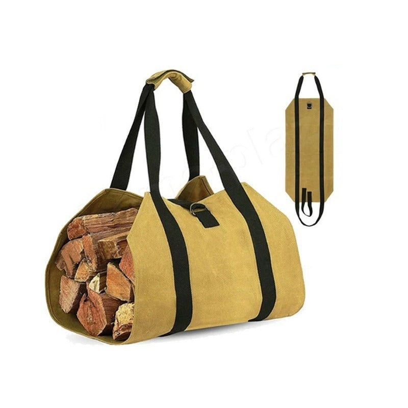 Buy Portable Firewood Log Carrier Tote Bag Wood Holder MyDeal