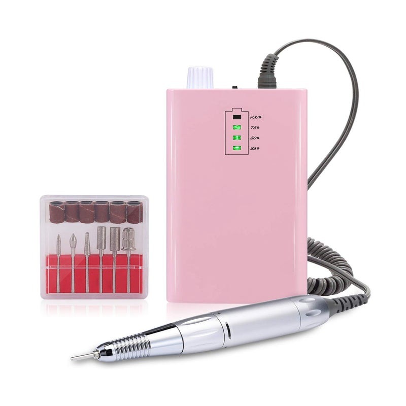 Buy Portable Nail Drill Machine Professional Rechargeable Electric