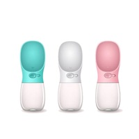 Pet Water Bottle - Travel Dog Drink Bowl In Three Colours Dishes Feeders & Fountains