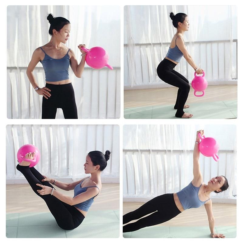 Portable Water Filled Adjustable Kettlebell PVC Fitness Equipment
