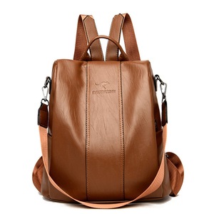 Hod Health And Home Pu Leather Anti Theft Backpack Shoulder Bag Women Travel School Large Capacity Women's Bags & Handbags