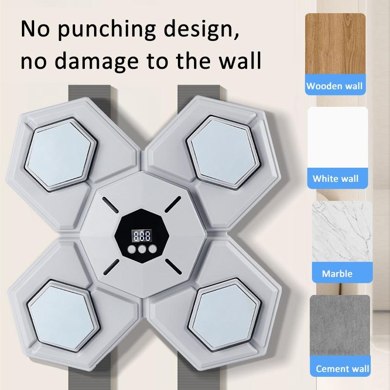 Buy Rechargeable Bluetooth Boxing Machine With Adult Gloves Pink ...