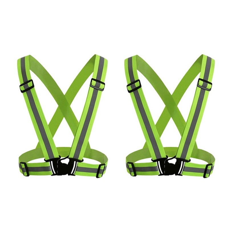 Safety Vests Reflective Vest With High Visibility Bands Tape Green Color Unbranded Australia