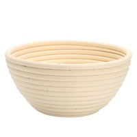 Round Banneton Brotform Rattan Basket Bread Dough Proofing Bowl Other Bakeware & Ovenware