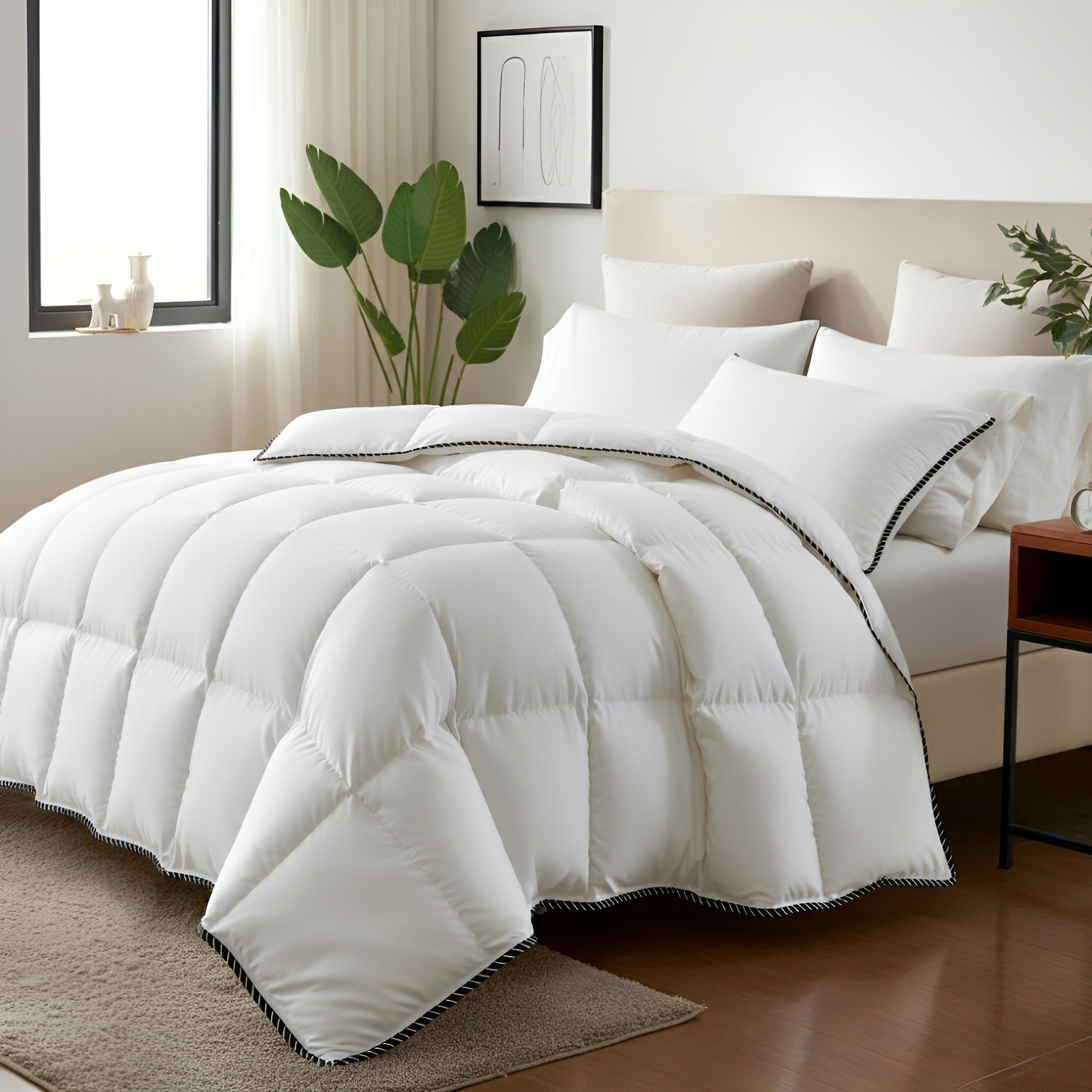 Buy Royal Comfortbamboo Quilt Single 350Gsm Queen Doonas - MyDeal Australia