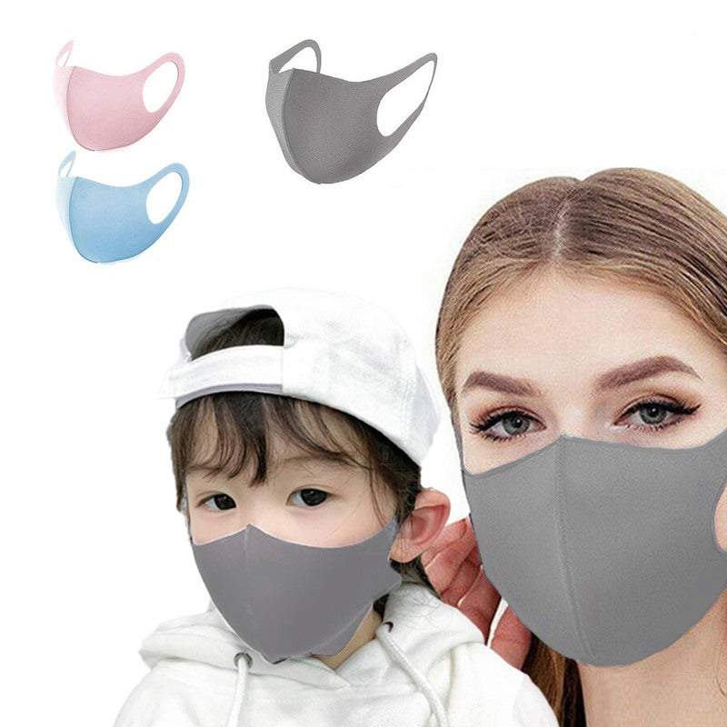 Safety Masks Soft Comfortable Breathable Adult or Kids Reusable Anti-Pollution Washable Face Masks