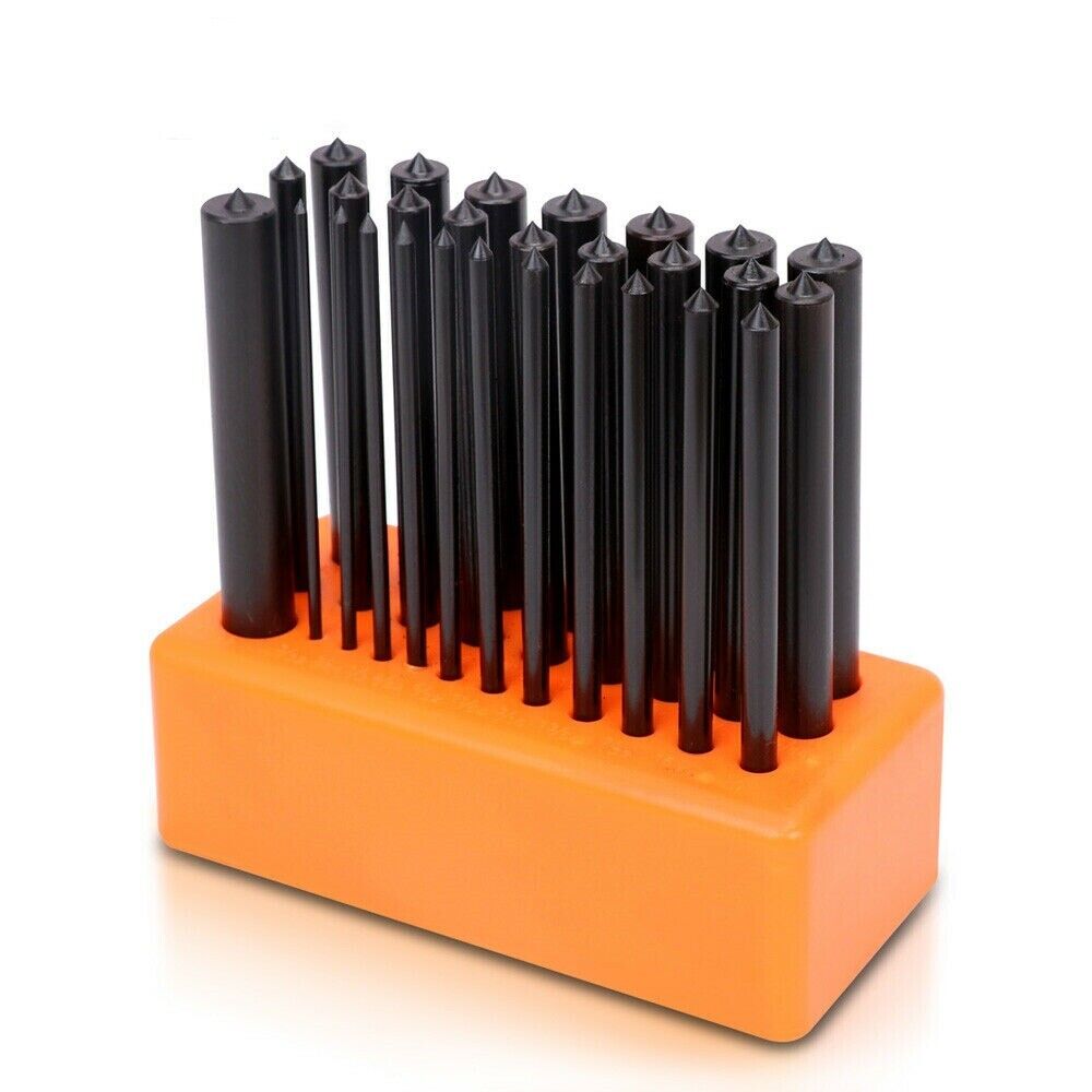 Sedy 28X Center Transfer Punches Set Machinists Tool Stand Heat Treated Steel Other Metalworking Supplies Australia
