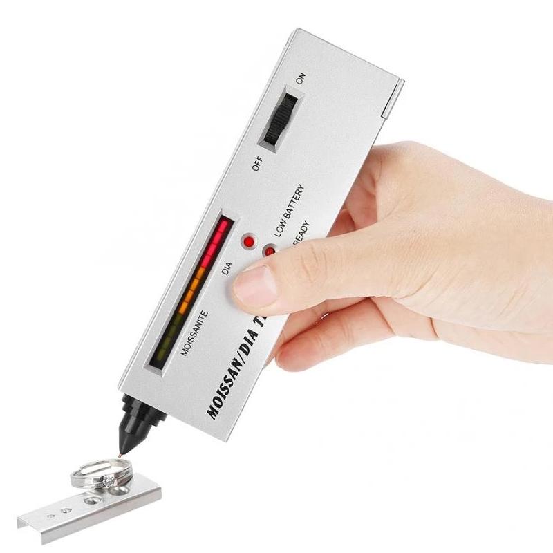 Silver Moissanite Diamond Tester With 9V Battery For Electronics Other Tools Australia