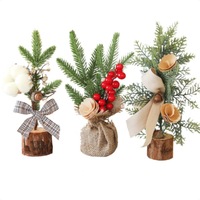 Small Christmas Tree Table Ornaments Decorations Seasonal Decorations