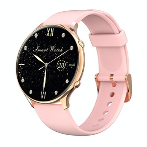 Smart Watch With Body Temp / Heart / Bp / Oxygen / Sleep Monitoring And Menstrual Cycle Prediction Ip67 Waterproof Pink Smart Watches