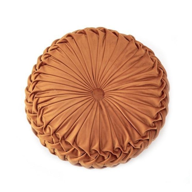 Buy Soft Velvet Pleated Floor Cushion MyDeal
