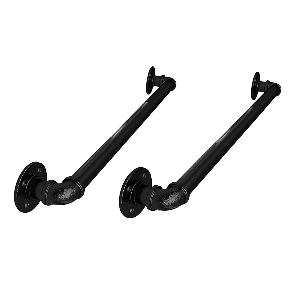 Staircase Kits 2M Handrail Stair Rail Grab Balustrade Banister + Installation Kit