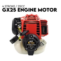 King Tech 4 Stroke Engine Motor For Brushcutter Trimmer Cutter Honda Gx25 Replace String Trimmers