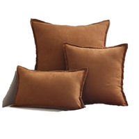 Suede Throw Pillows Cushion Covers Comfortable Decor Cushions & Decorative Pillows