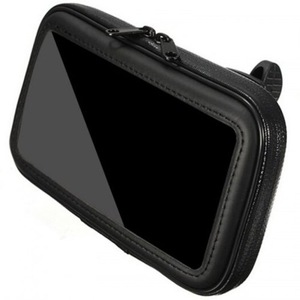 Universal Motorcycle Bike Bicycle Handlebar Waterproof Phone Mount Bag Holder Gps Case Black Mounts & Holders