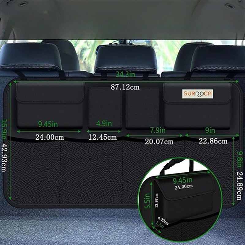Buy Universal One Size Multi-Pocket Hanging Car Boot Organiser