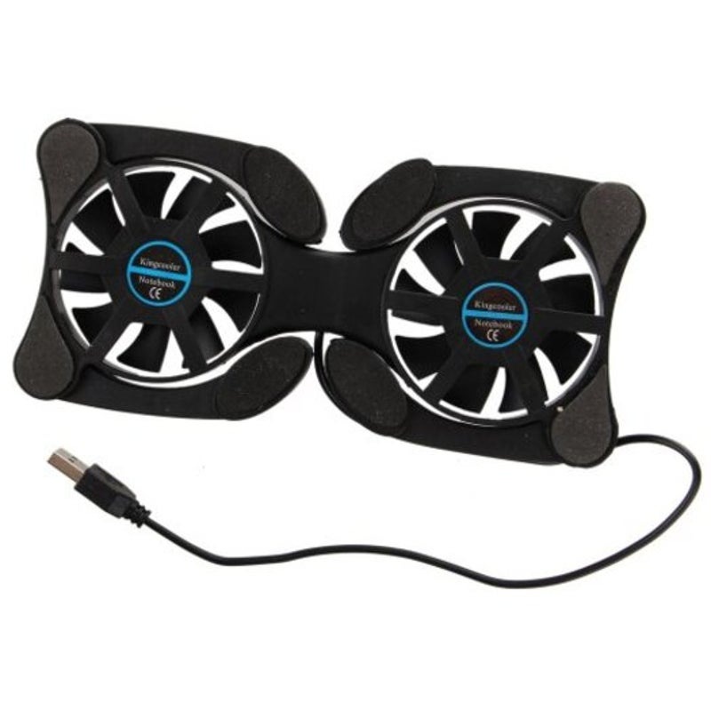 Buy Usb Mini Laptop Fan Cooler Cooling Pad Folding Coller Fan Black