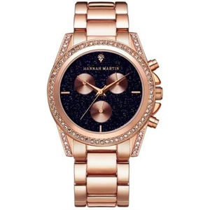 Veile Studios 1108 Leisure Fashion Belt Luxury Women Wrist Watch Rose Gold Watches