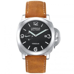 Veile Studios 711D Waterproof Male Quartz Watch Multi A Black Dial White Case Letter Watches