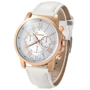 Veile Studios Bright Colours Leather Band Ladies Fashion High Quality Women's Quartz Watch Watches
