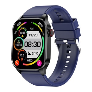 Waterproof Smart Watch With Bluetooth And Blood Oxygen Monitoring Ip68 Blue Smart Watches