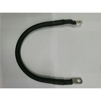 Gauge 0 Tinned Battery Power Lead 450mm Black