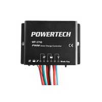 Powertech IP67 Rated 12-24V 10A PWM Solar Charge Controller with Timer Function