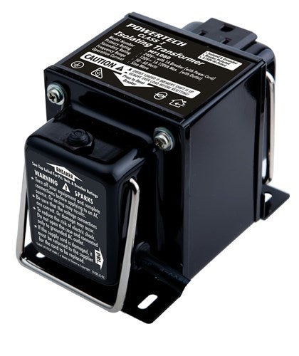 Powertech 120W 240-120V Isolated Stepdown Transformer with resettable circuit
