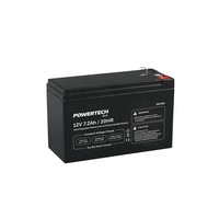 PowerTech 12V 7.2Ah Sealed Lead Acid Rechargeable NBN Alarm UFB Back Up Battery