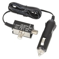 Kingray PIK170FDC 12V Cigarette Lighter Masthead Amplifier Power Injector Black