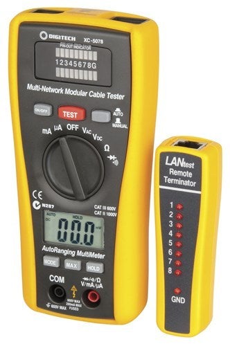 2 in 1 Network Cable Tester and Digital Multimeter