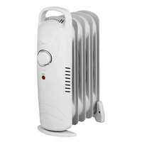 240V 500W Noiseless Operation Wide Feet Energy Efficient Mini 5-Fin Oil Heater