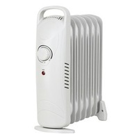 240V 700W Noiseless Operation Wide Feet Energy Efficient Mini 7-Fin Oil Heater