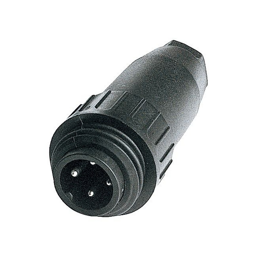 Buy Amphenol PW4304 4 Pin IP67 Weather Proof Power Line Plug Black ...