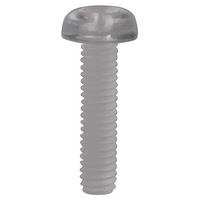 4mm Dia16mm Nylon Screw Pack of 25