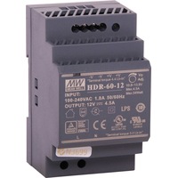 Meanwell 60W 12VDC 4.5A DIN Rail Switchmode Power Supply short circuit Protection
