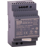 Meanwell 60W 24VDC 2.5A DIN Rail Switchmode Power Supply LED power indiciator