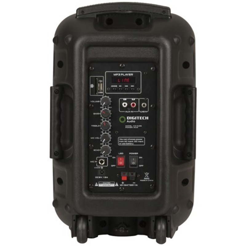 DIGITECH 8 Inch Rechargeable PA Speaker with Bluetooth Technology Buy