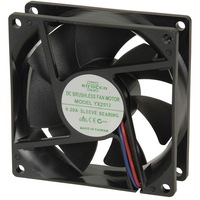 Sirocco 80mm 12V DC Fan for caravan campervan Size 80 x 80 x 25.4mm