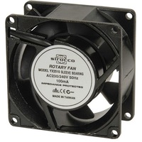 Sirocco Standard 80mm Fan 240V Housing Die cast aluminium Powdercoated black