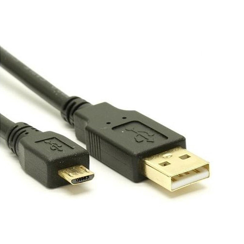 Buy 8Ware USB 2.0 Cable 3m A to MicroUSB B Male to Male Black MyDeal