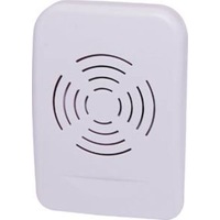 9-15V DC Slimline Panel Piezo Alarm Siren White