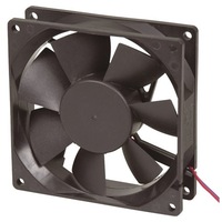 Sirocco 12V DC 2 Wire Fan Input power 3.8 watts 90mm 