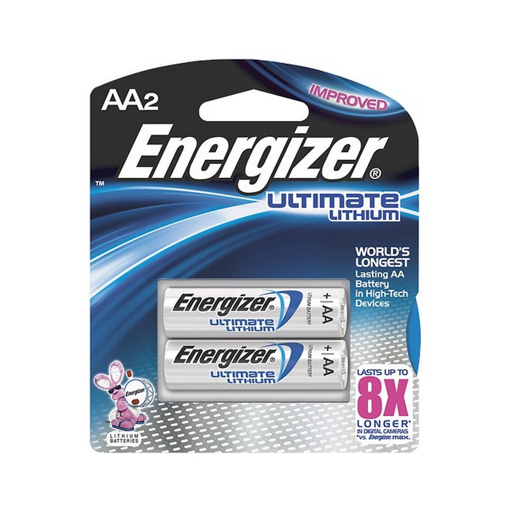 AA Energizer Ultimate Lithium 2PK Battery designed for new technology devices