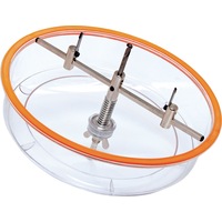 Ceiling Plasterboard Adjustable 40-300mm Holesaw Cutter with Transparent Cowl